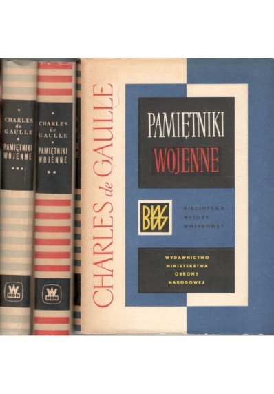 PAMIĘTNIKI WOJENNE - 3 TOMY