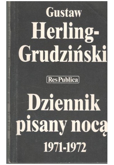 DZIENNIK PISANY NOCĄ 1971-1972