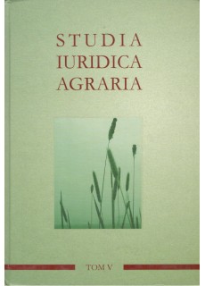 STUDIA IURIDICA AGRARIA -...
